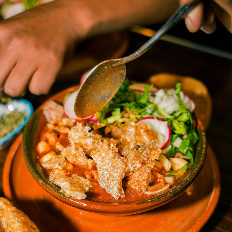 Pozole Rojo de Pozoles Texcoco